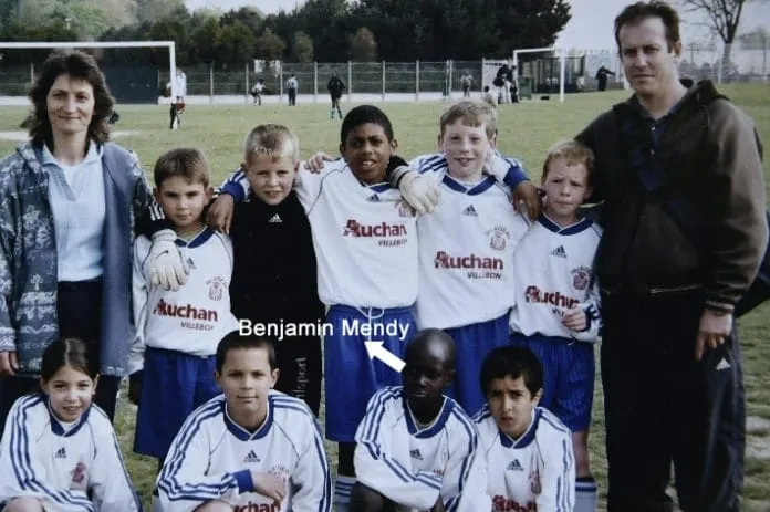 This is Benjamin Mendy in his Childhood days. Can you picture him here?