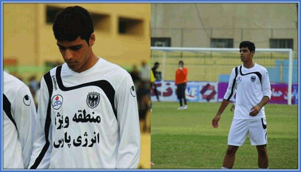 Mehdi Taremi entered Bushehr Bargh Youth Club at ten.