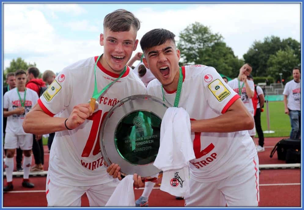 Florian Wirtz (left) and Jens Castrop (right) were celebrating one of their famous trophy - the German Championship in 2019.