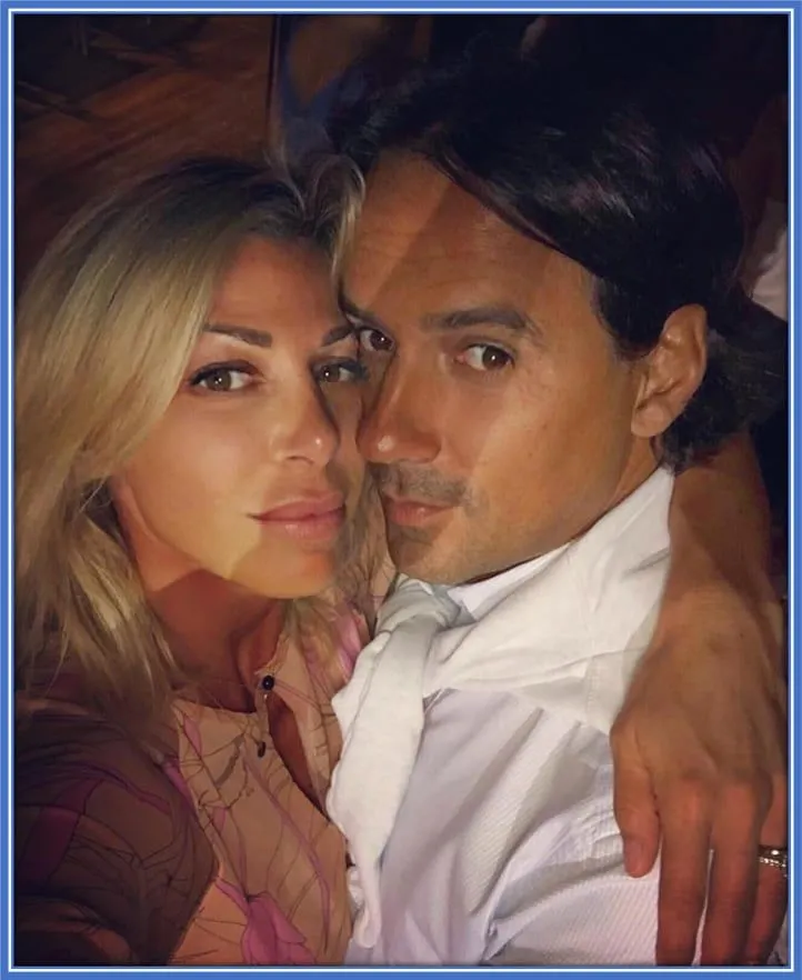 Gaia Lucariello, a successful fashion entrepreneur, is Simone Inzaghi's wife.