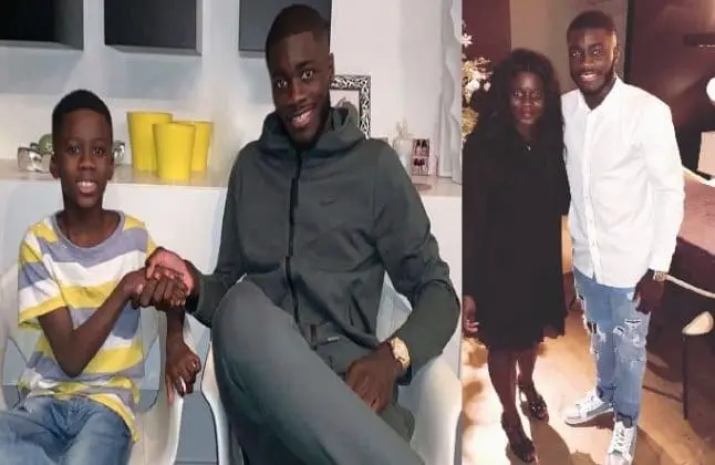 Meet Dayot Upamecano's Siblings- a big sister and a little brother who is a footballer in the making. Credit: Instagram