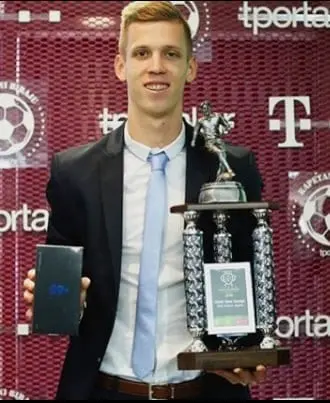 Dani Olmo won the best player of the Croatian First Football League for 2018.