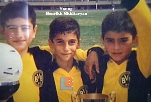 Young Henrikh Mkhitaryan, in his early career years.