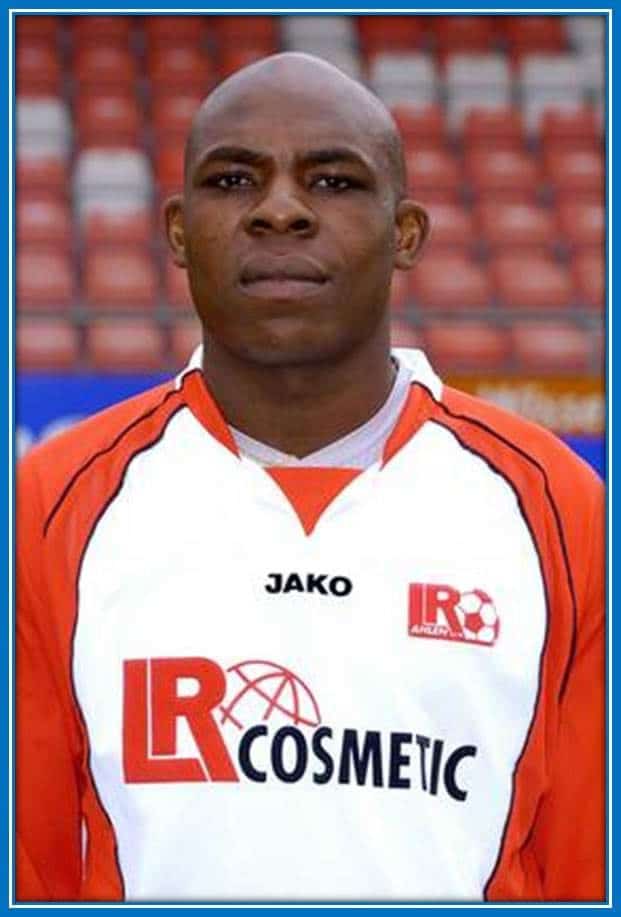 Here is Cyril Florent, who was once a player in Cameroon.