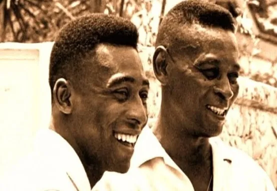 Pele (Left) and Father, Dodinho (Right).