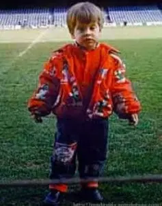 Young Gerard Pique in his Childhood.