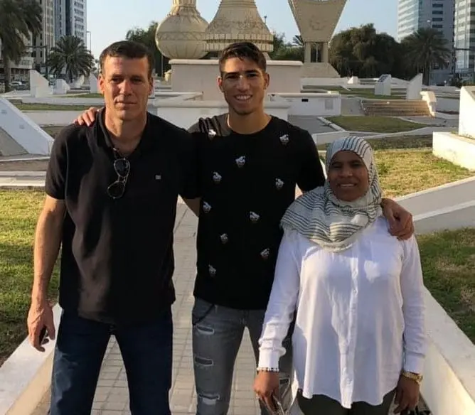 More on Achraf Hakimi's Parents- There are just a few players who appreciate their parents by taking them on vacation. Achraf is one of them.