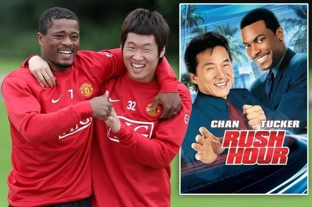 Meet the two best friends - Park Ji Sung and Patrice Evra.