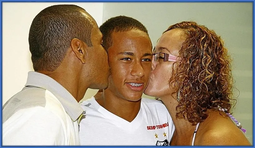 Neymar's parents gives him their blessings for making their family get out of poverty.