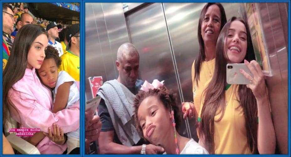 It is clear that Eder Militao's family has accepted Tiffany Alvares into their lives.