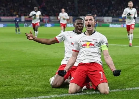 See who made it possible for RB Leipzig to progress into the quarterfinals of the Champions League competition in 2020.