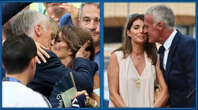 Since their marriage, Didier Deschamps and his wife, Claude, have lived a blissful married life together - with no rumours of divorce.