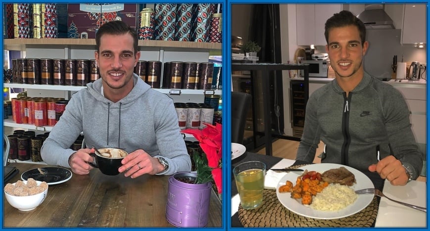 Cedric Soares never misses his favourite meal and drink.