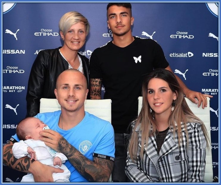 Meet the people the Footballer calls his immediate family.