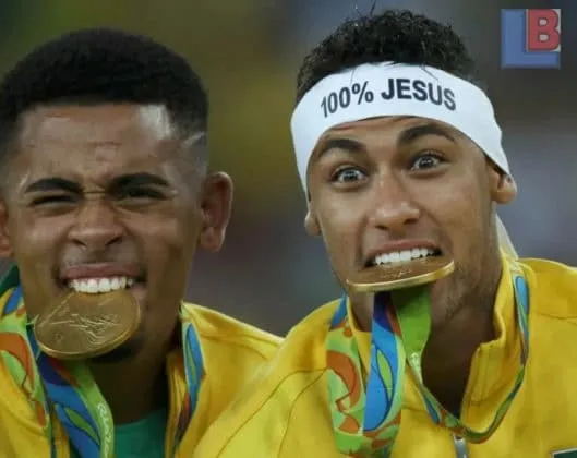 Gabriel Jesus and Neymar Love for Christ.