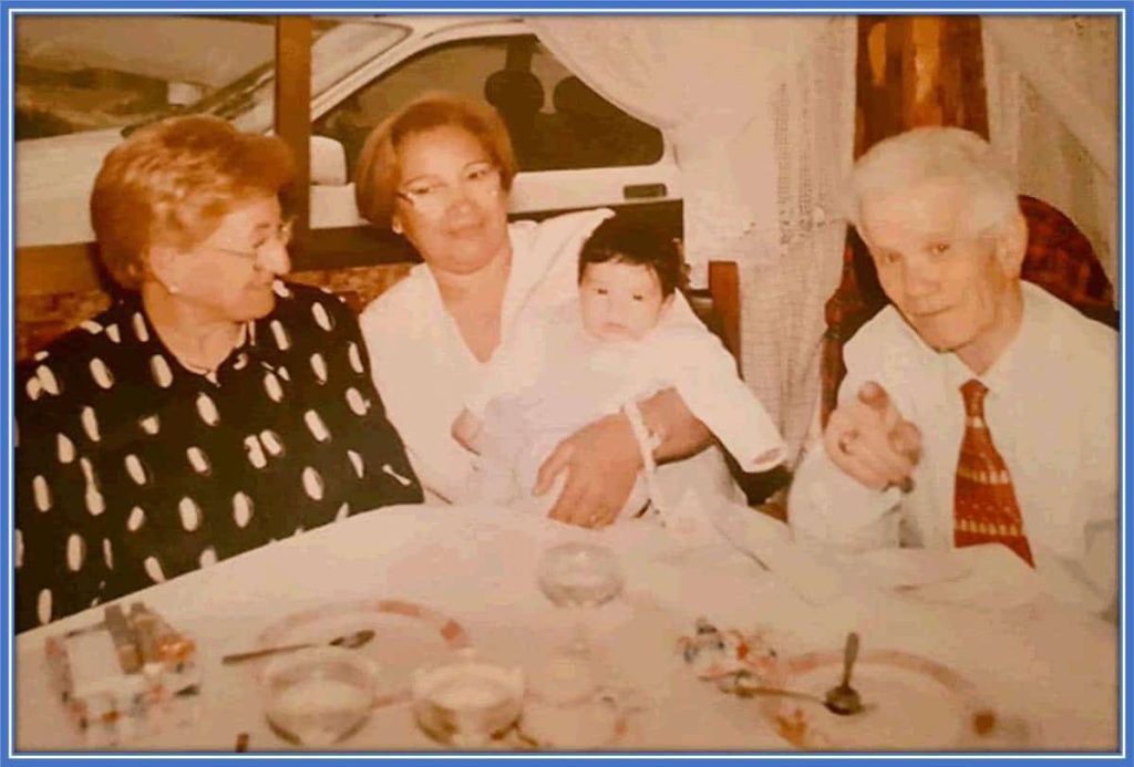 Carlos's grandmother and Rafael's wife is Amalia Barragan. 