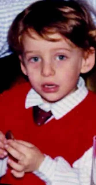 Claudio Marchisio as a Child appears to be wearing his school uniform.