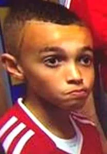 Trent Alexander-Arnold Childhood photo. He has been a Liverpool fan since his Early Years.