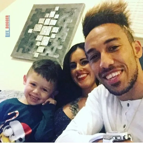 Meet Aubameyang's Wife and Son.