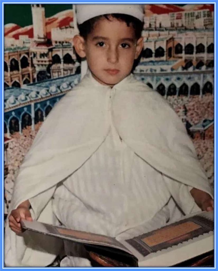 Young Nayef Aguerd had a good upbringing in the way that Islam teaches.