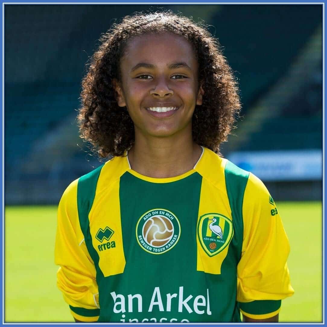 Meet one of the most influential kids at ADO Den Haag youth set up as of 2015.