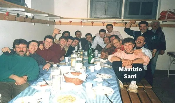 This is Maurizio Sarri Early Years as a Banker.
