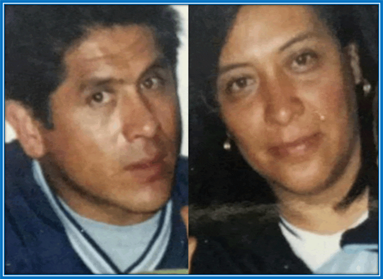 Behold Edson Alvarez's Parents - Mother(Adriana Velázquez) and Father (Evaristo Álvarez).