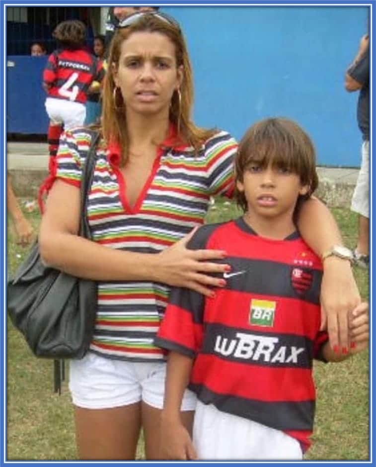 Lucas Paqueta never forgets how his Mum came to his aid - to fight for him. Cristiane Tolentino is the true definition of a warrior mother.