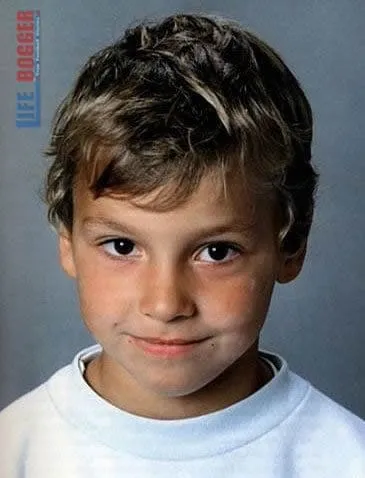 This is the almighty Zlatan Ibrahimovic in his childhood.