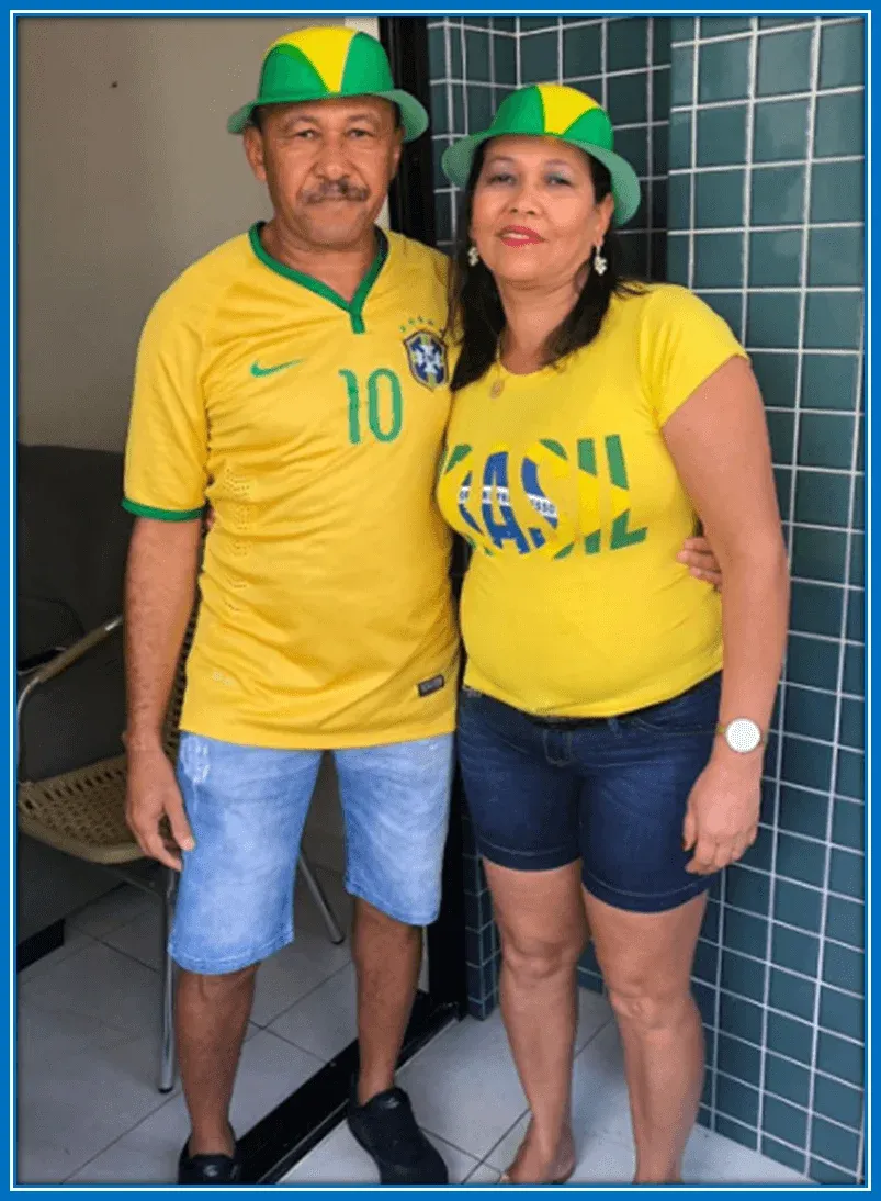 Meet Joelinton's Parents - Silvania Maria Apolinário de Lira (Mother) and Jorge Lira (Father).