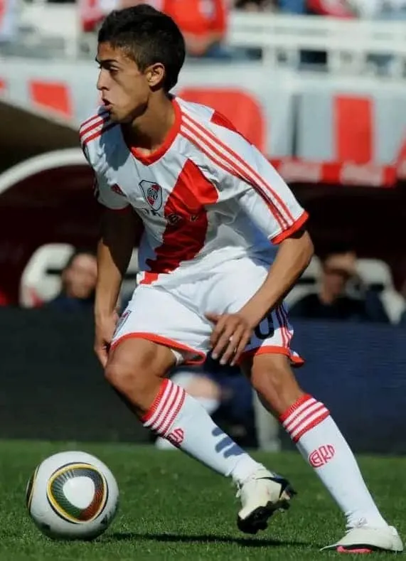 Manuel Lanzini's journey with River Plate began at the junior level, where his top performances belied his small stature.