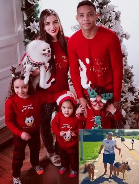 Luis Muriel and his family love dogs.