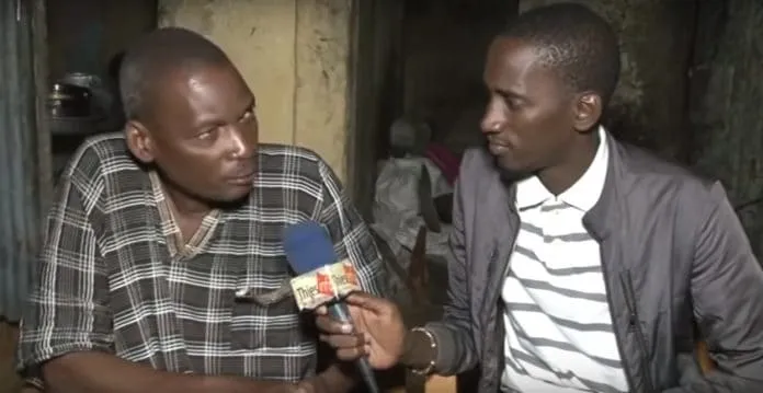 Habib Diallo's Dad being interviewed.