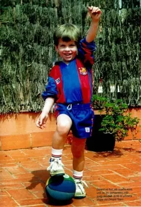 The Early Footballing days of Gerard Pique.