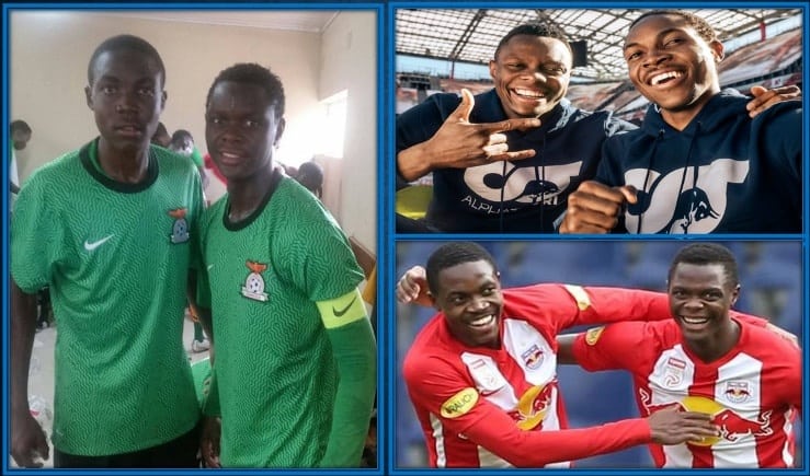 Enock Mwepu and Patson Daka are like brothers. Destiny brought both of them together at Red Bull Salzburg.