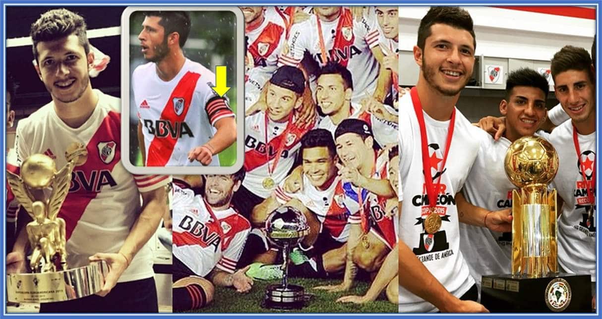Young Guido achieved these honours with River Plate.