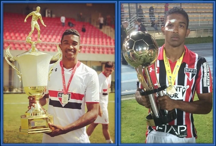 The Itapitanga native won these great trophies before getting a deserved transfer to play in Europe.