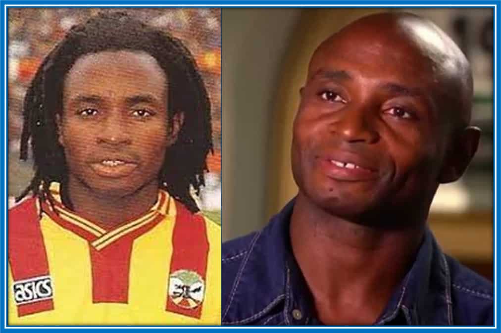 This is Kwame Ayew. He is Andre Ayew's Uncle and a junior brother to his father, Abedi Pele.