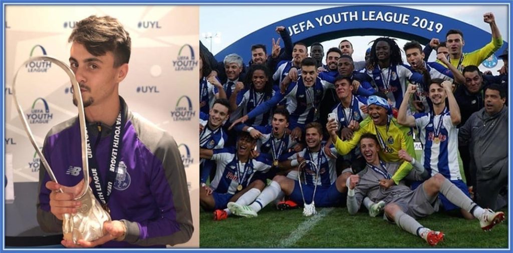 In the history of Portuguese football, no club had ever won the UEFA Youth League except Fabio's FC Porto team in 2019.