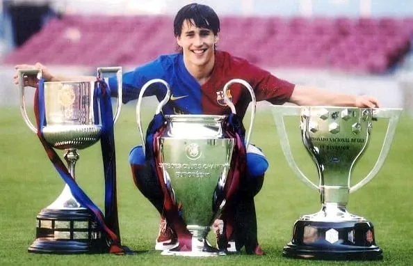 Bojan Krkic won these trophies while at Barcelona.
