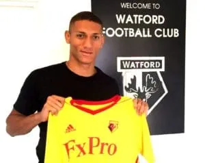 Behold the moment Richarlison arrived in England.