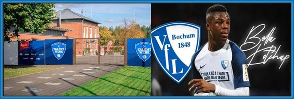Bella in the VFL Bochum Talent Werk Group Before his move to the Main Club.