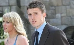 Young Michael Carrick and his Wife to be, Lisa Roughead.
