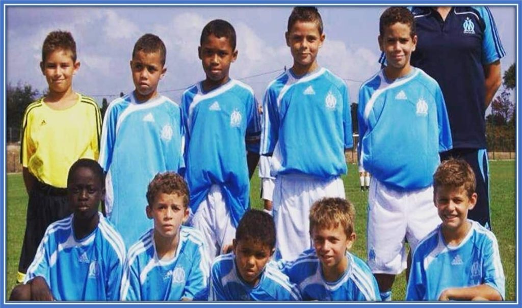 The youngster progressed through Marseille's academy as one of the smallest in his age group.