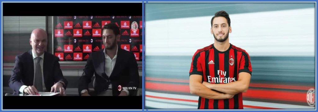 He Crossed another milestone by signing with AC Milan.