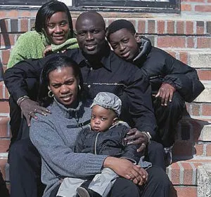 The George Weah Family.