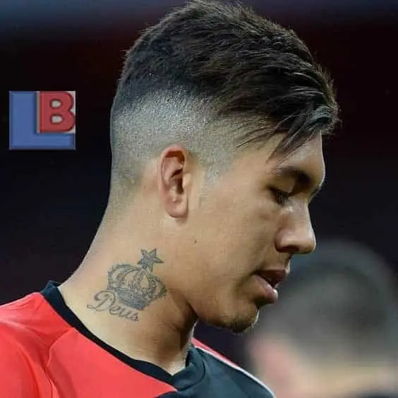 Roberto Firmino Neck Tattoo Meaning.