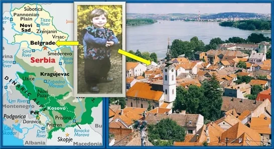 This map explains Nikola Milenkovic's Family Origin. The Belgrade neighbourhood where he comes from is represented here.