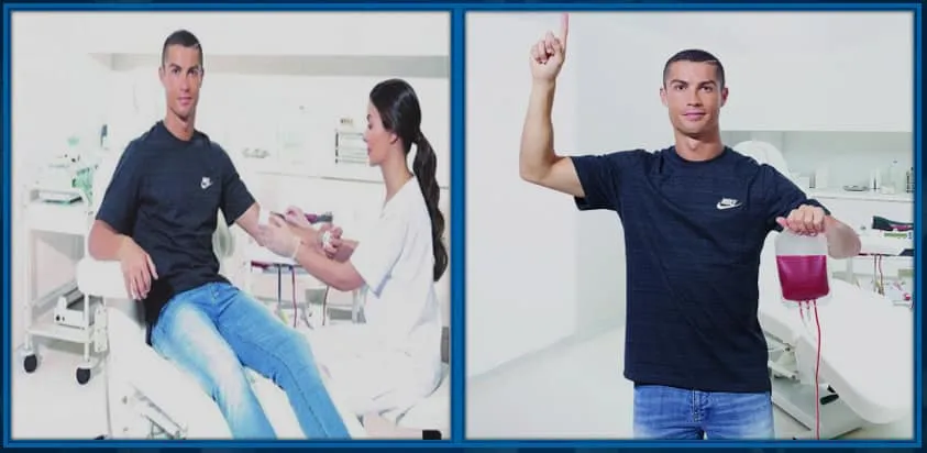 Why CR7 donates Blood - EXPLAINED.