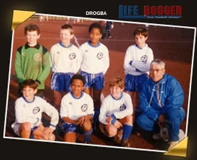 Didier Drogba at Football Academy (Age 6).